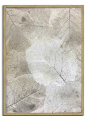 MAV- Foliage Art with blonde frame