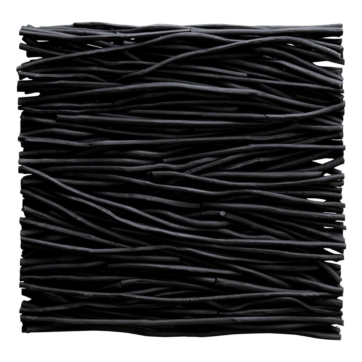 MBW - BLACK TEAK WALL DECOR 24" X 24"