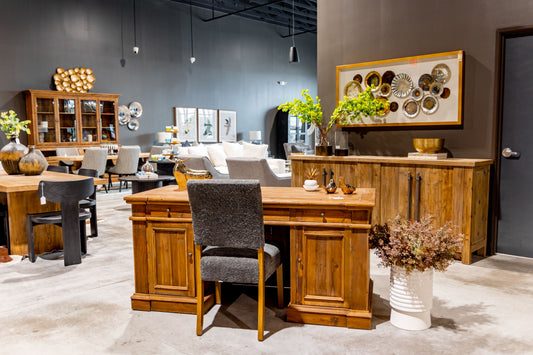 Reclaimed Pine Executive Desk