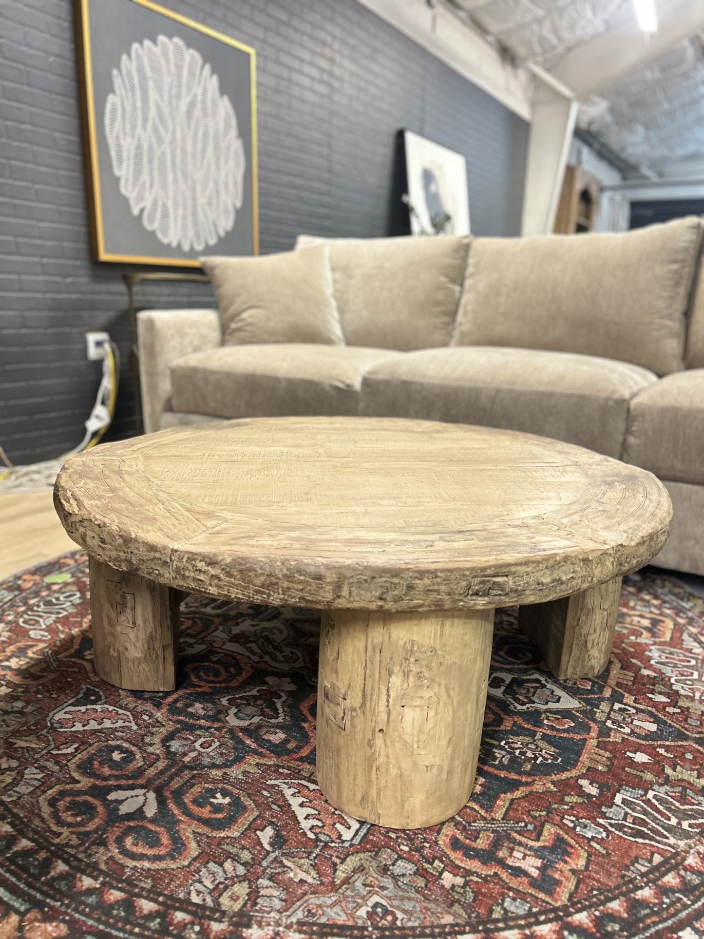 Round Artisan Coffee Table