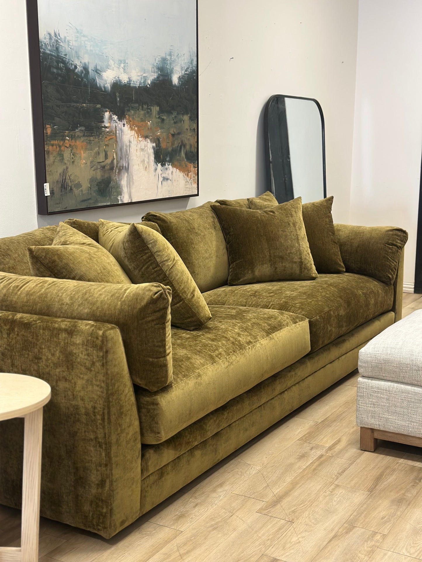 AC7200 10' Sofa Gatsby Olive