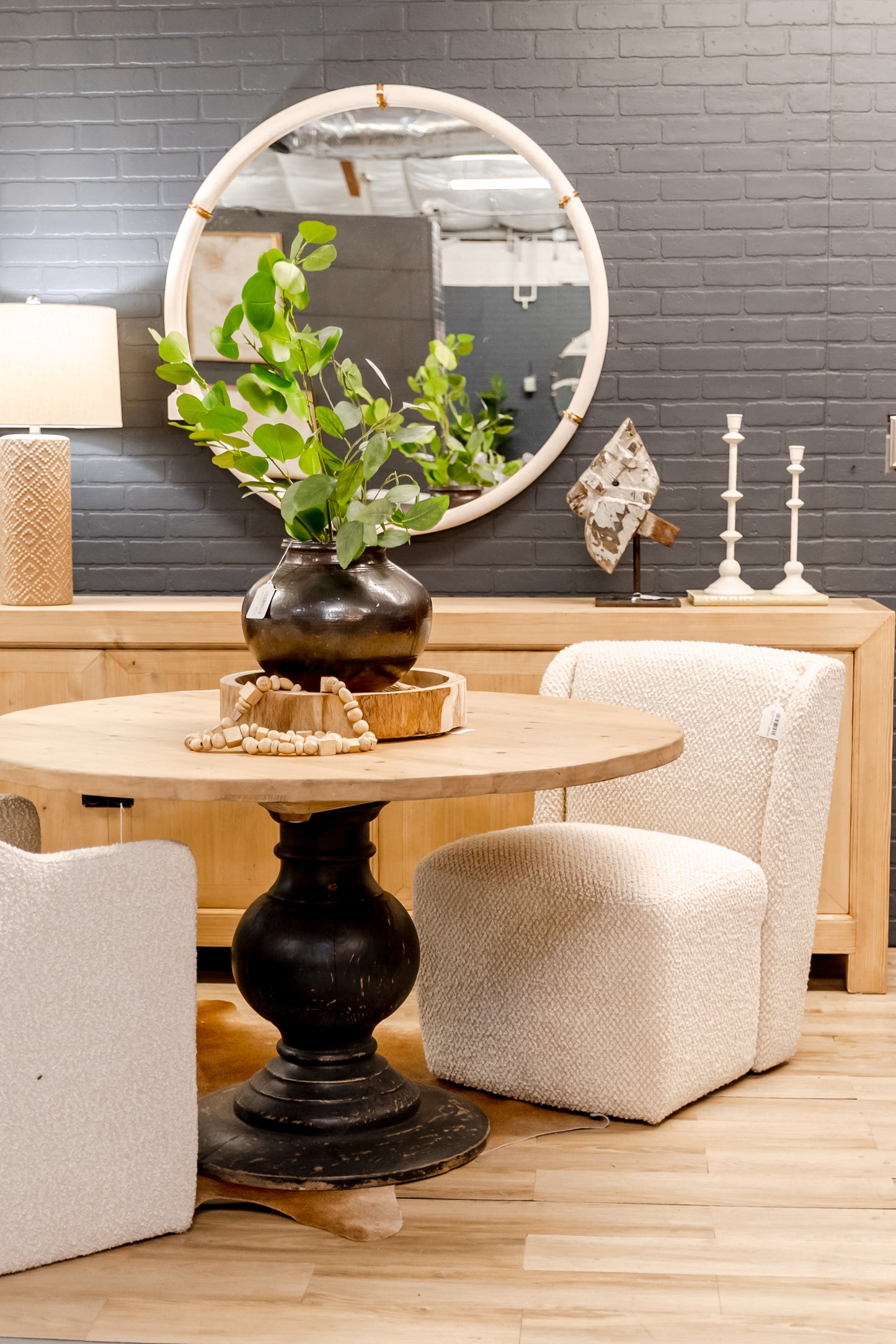 43" Cyprus Round Mirror