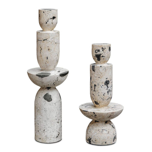 Nouveau Tower Sculptures Set of 2