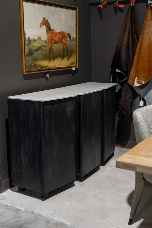 58" Marble Lane Sideboard - Black