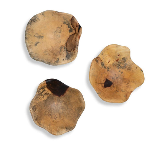 Tamarine Wood Wall Art 3 Piece Set