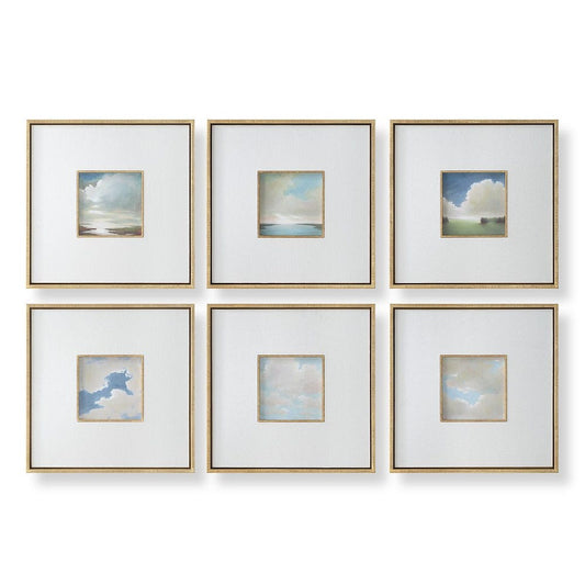 Cumulation Framed Canvases Set of 6