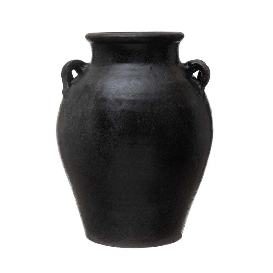 Found Decorative Clay Vase