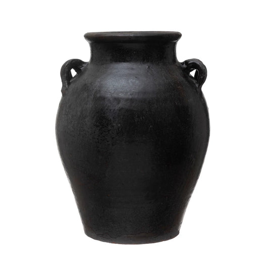 Found Decorative Clay Vase