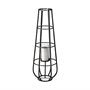 MBW - BLACK CYLINDRICAL LANTERN  30"