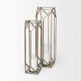 MBW - GOLD METAL CAGE LANTERN  36" H