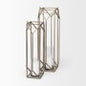 MBW - GOLD METAL CAGE LANTERN  36" H