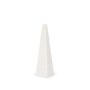 MBW - WHITE MARBLE OBELISK  13"