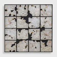 Stone and Wood Wall Decor 42"x42"x2"