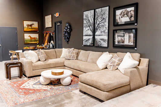 4420 3 Piece U-Shape in Cuddle Doe