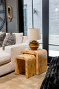Burl End Table Set