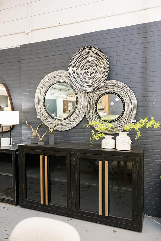 MBW - 27"  SHELL INLAY WALL DECOR
