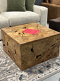 31" x 31" Square Wooden Coffee Table