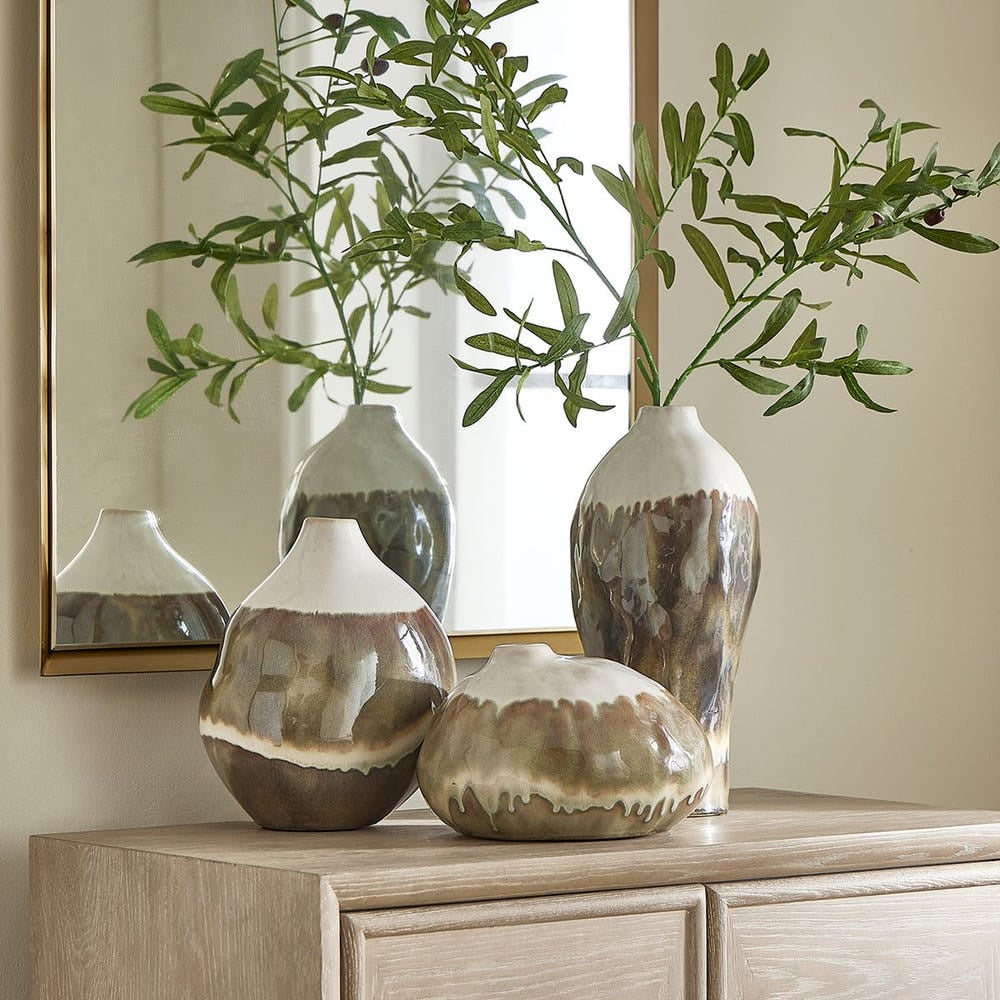 Earthflow Vases, Set of 3