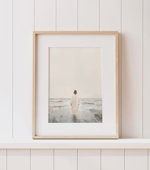 Jesus Walks on Water Print - 8" x 10"