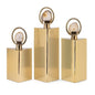 MBW - SET OF 3 GOLD W/AGATE