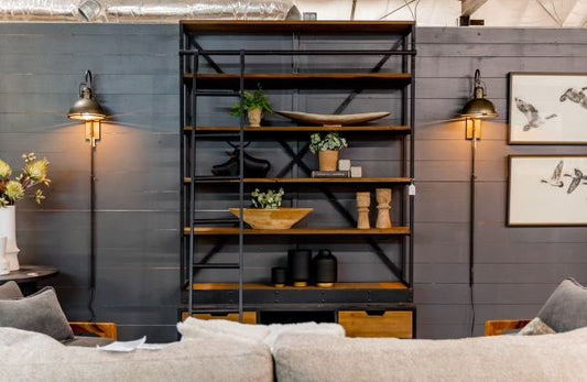 IRON LADDER BOOKCASE
