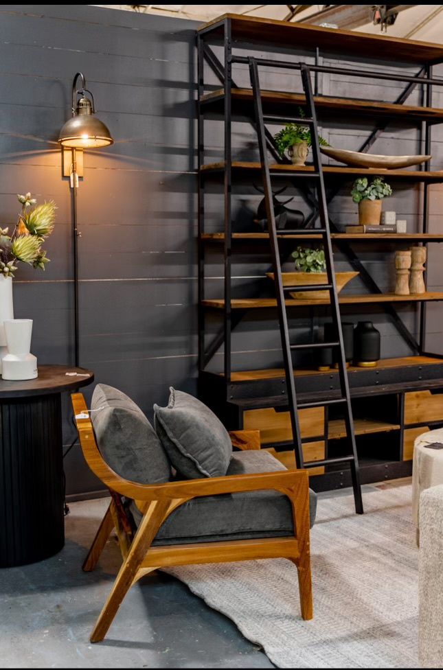 IRON LADDER BOOKCASE