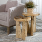 Nadette Nesting Tables, Natural, Set of 2