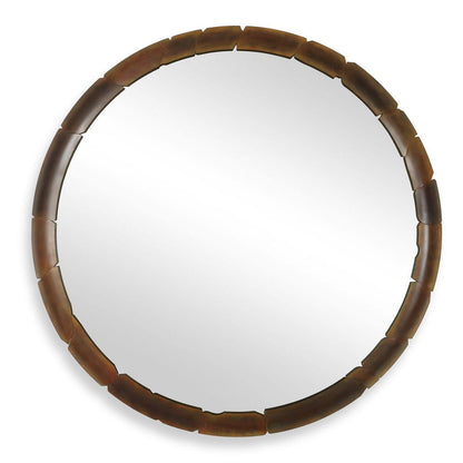 45" Auger Round Mirror