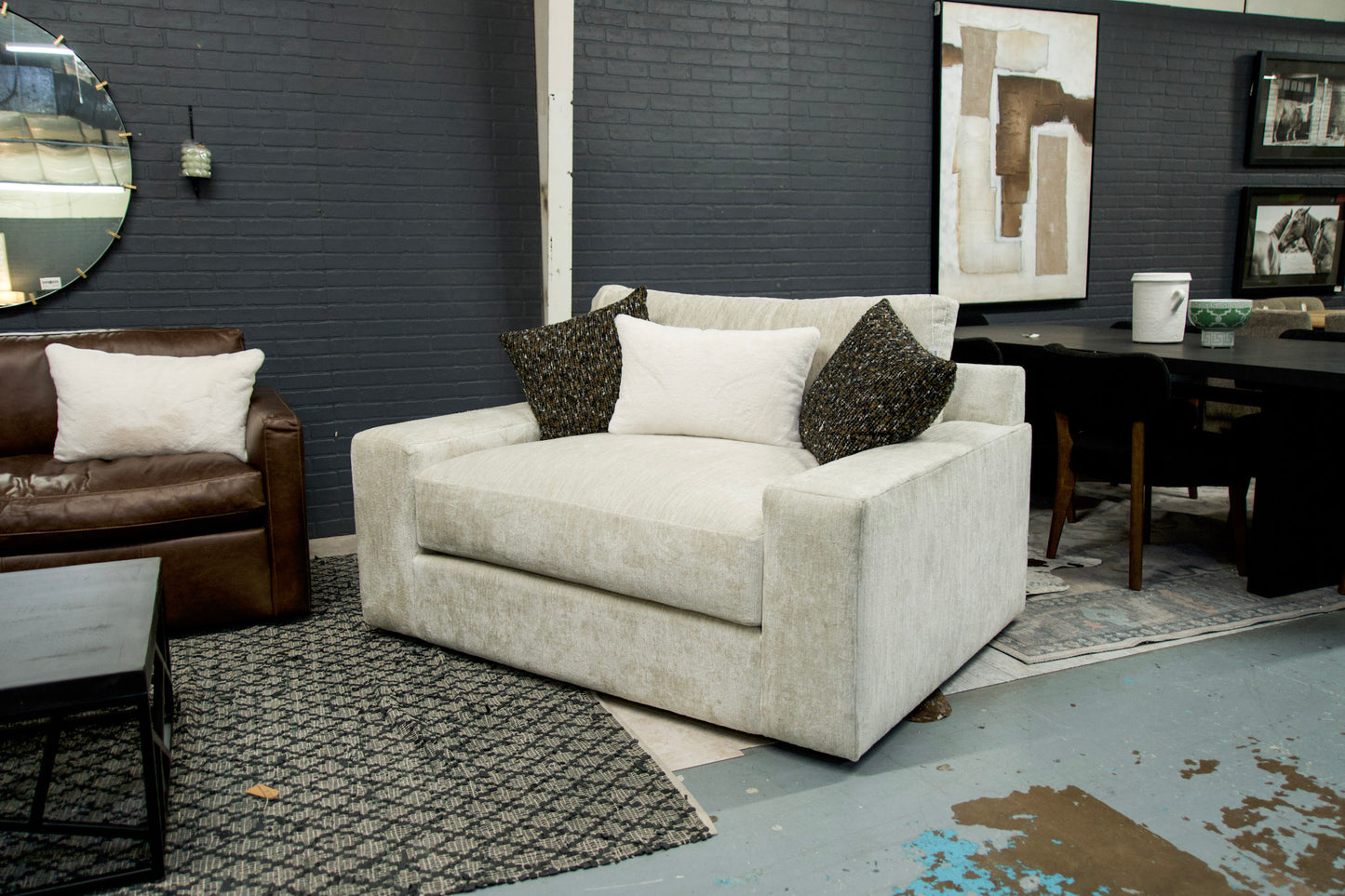 AC 5260 Chair+ a Half, Zalda Oatmeal