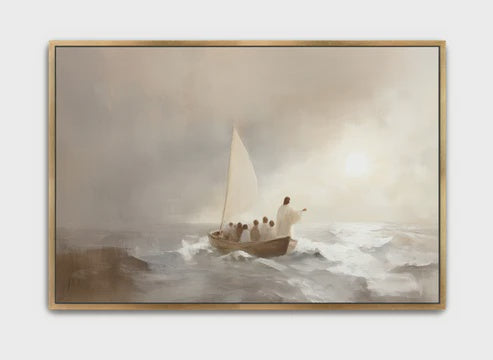 Jesus Calms The Storm 32x48