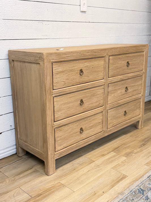Elm Dresser- 6 Drawer