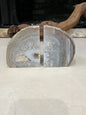 MBW - AGATE GEODE BOOKEND
