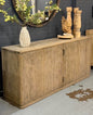4 Door Pine Fluted Sideboard- 72x18x32