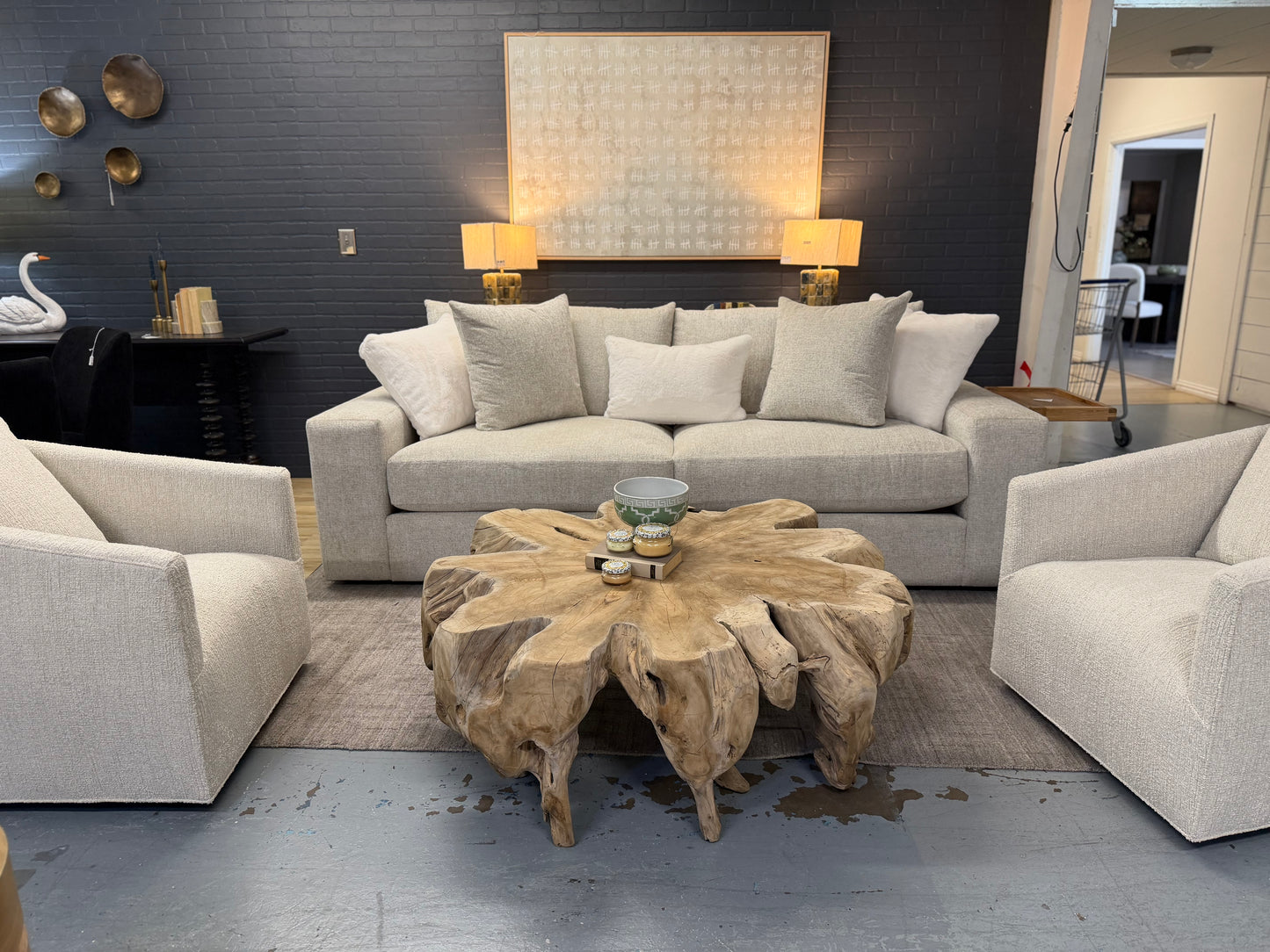 51" Teak Coffee Table