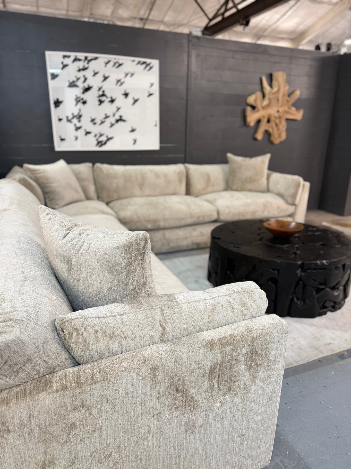 AC8900 3-piece XL, L-shape Sectional, Zelda Oatmeal