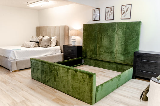Luscious Spinach King Bed