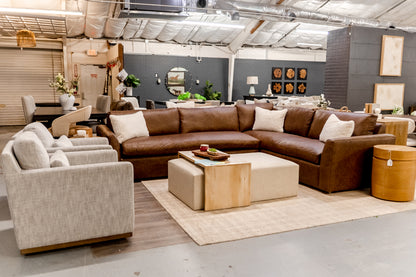 2 Piece Leather Omaha Rum