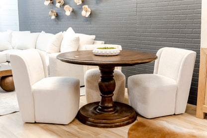 Eden Dining Chair / Cream / No Texture