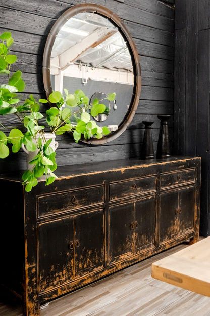 45" Auger Round Mirror