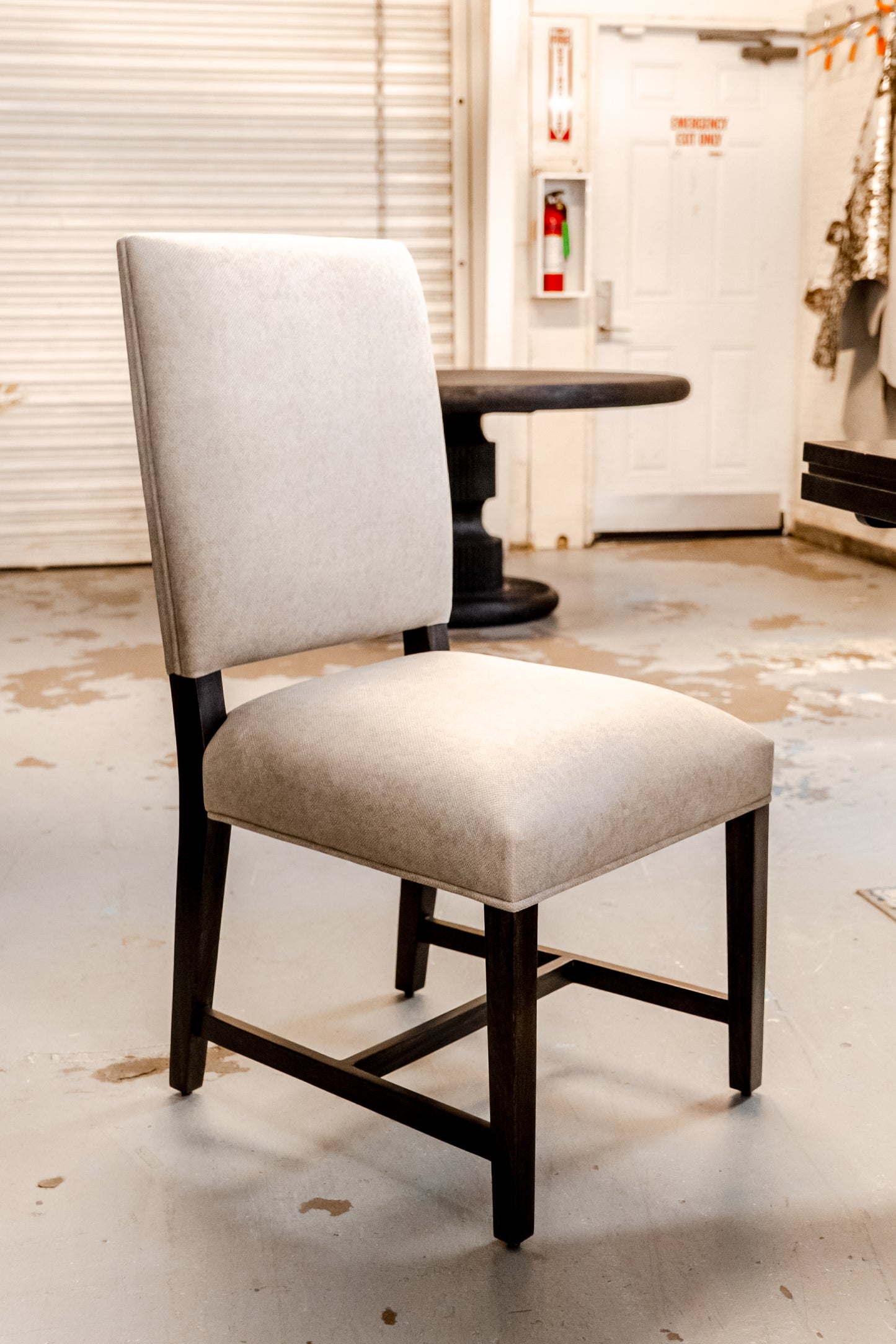 Pewter Dining Chair