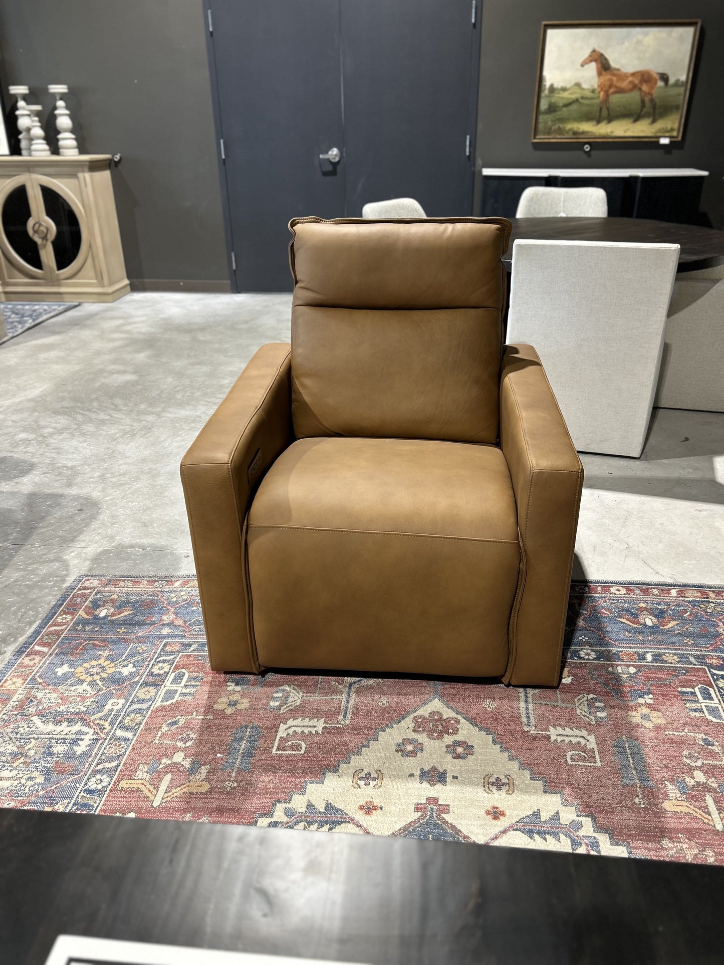 Leather Motion Accent Chair