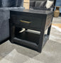 Black Modern Nightstand