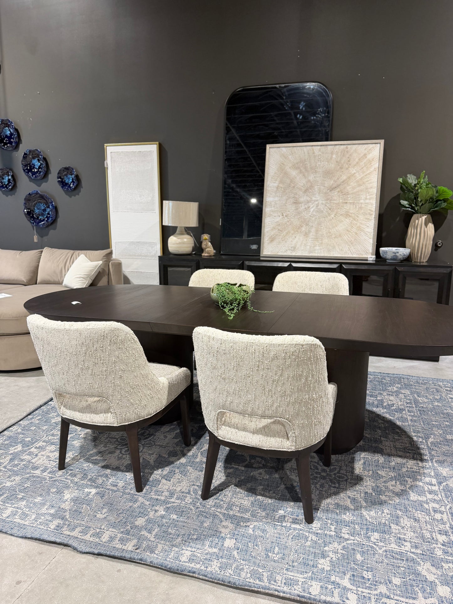 84" Cinder Extension Table (with 2' leaf)