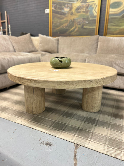 47" Elm Round Coffee Table