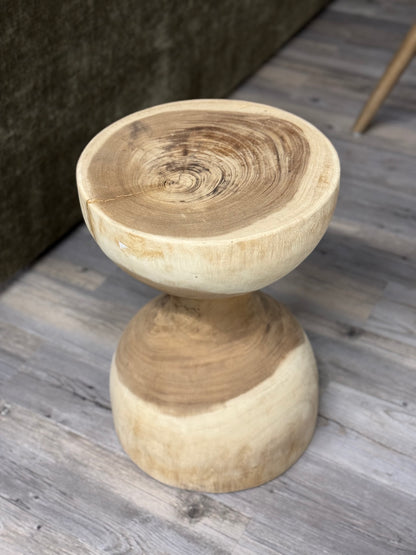 Hourglass Stool- 14x14x20