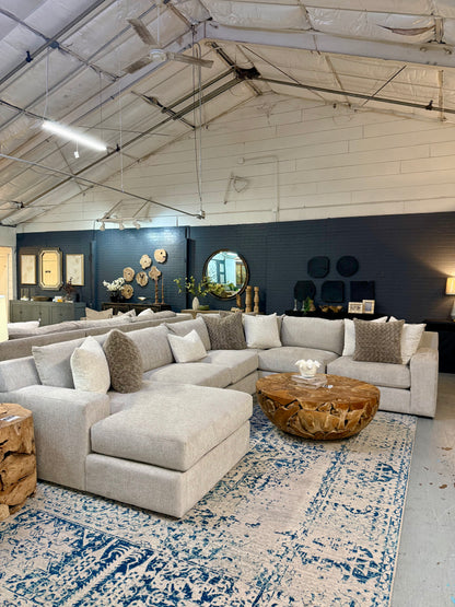 AC 2000 4-piece left facing chaise Sophia Sand