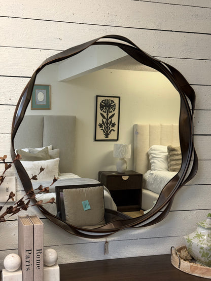 Catch The Wave Round Mirror