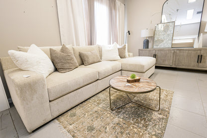 2000 Sofa Chaise Luscious Driftwood Feathers