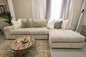 2000 Sofa Chaise Luscious Driftwood Feathers