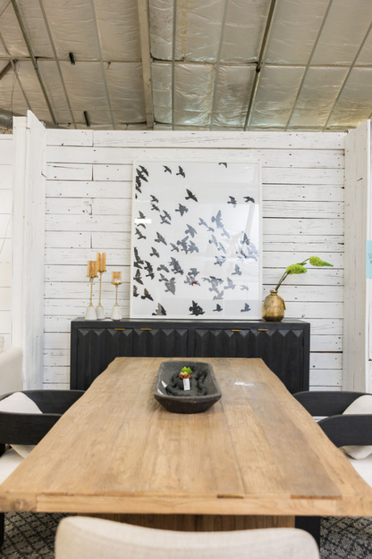 Elm Live Edge Dining Table